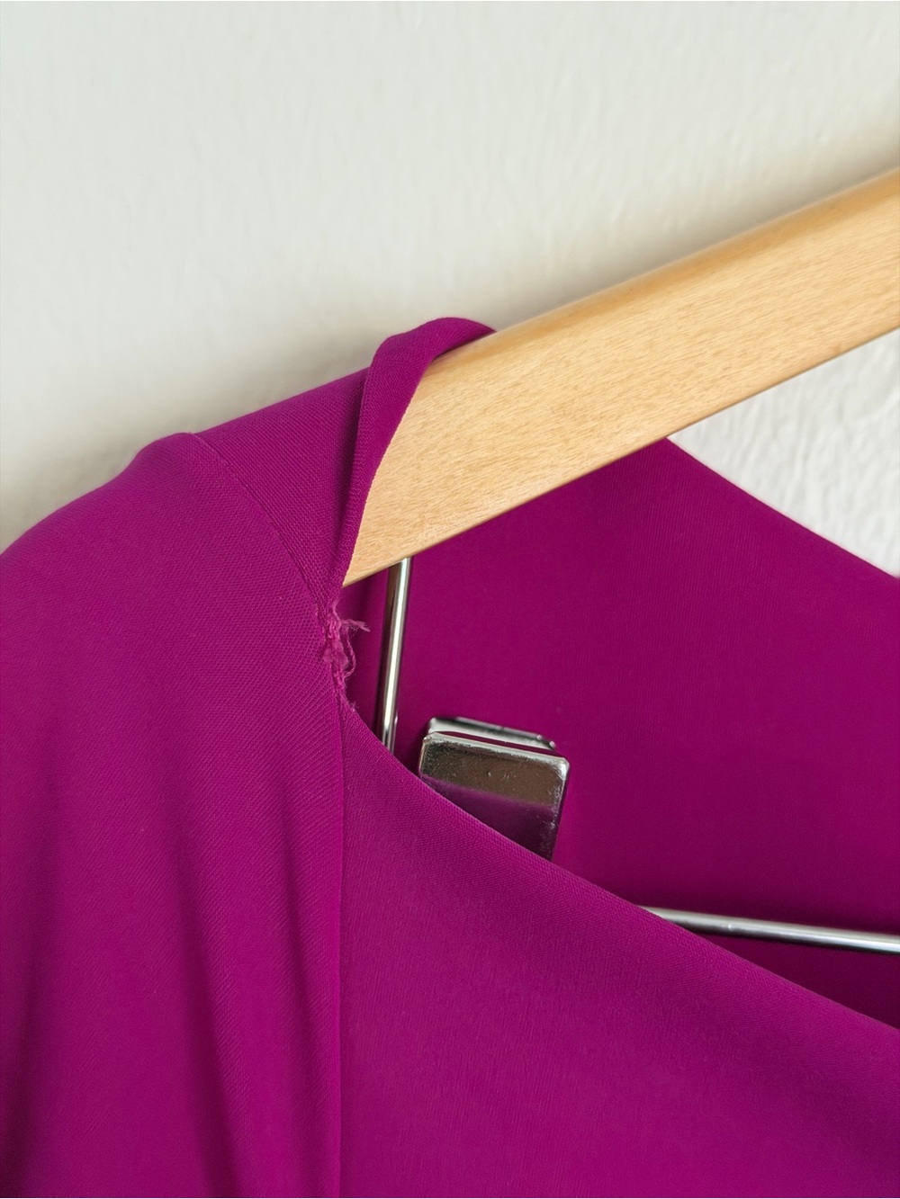 Chiara Boni La Petite Robe Kate Dress Boat Neck Midi Fuchsia Purple IT 46 US 10 - Picture 6 of 11